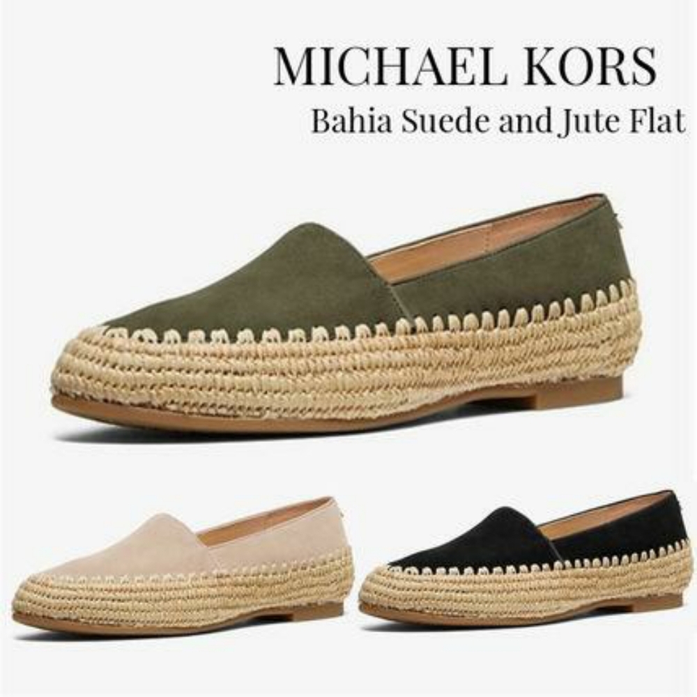 Michael Kors Bahia suede flats
